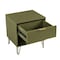 Manhattan Comfort DUMBO 1.0 Nightstand in Olive Green, 2PK 2-NS001-OG - alternate 6